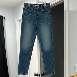 Zara Blue High Rise Jeans Size 4